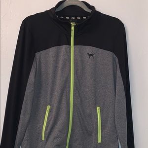 PINK Victoria’s Secret ultimate jacket 💚⚡️